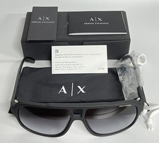 ARMANI EXCHANGE AX4104S - 8078-8G61, Matte Black Frame, Grey Gradient Lenses