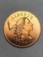 Gros centime casquette Liberté 1796 GALERIE COMME NEUVE