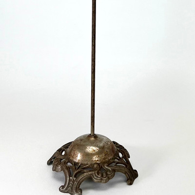 Antique Hat Wig Stand Art Nouveau Style Cast Metal 25  Millinery Display 1910-20