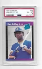 1989 DONRUSS KEN GRIFFEY JR. RATED ROOKIE #33 ROOKIE RC PSA 8