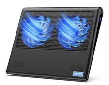 Tecknet Model N8 Laptop Cooling Mat Upgraded With Three Light Up Fans