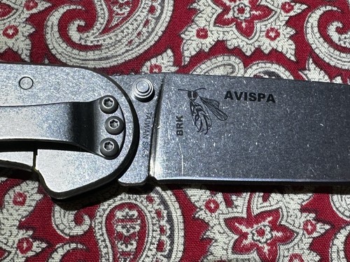 BRK Designed by ESEE Avispa Framelock SK5 Folding Knife-BRK1303-SK5-BLACK-HANDLE - Picture 5 of 5