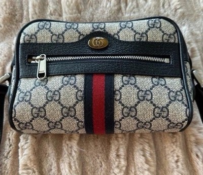 Gucci GG Ophidia Mini Bag in Navy. PERFECT CONDITION.