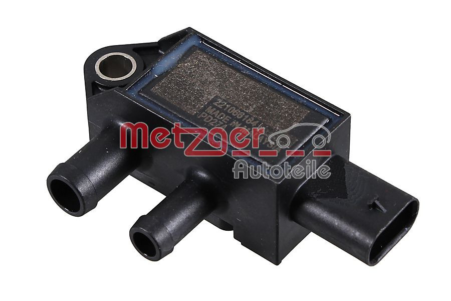 Soot Particle Filter METZGER 0906474 Sensor, exhaust pressure for FORD