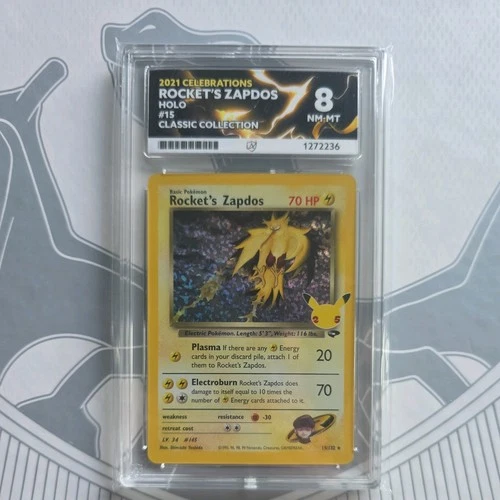 Pokémon TCG Rocket's Zapdos ACE 8 15/132 Celebrations 25th