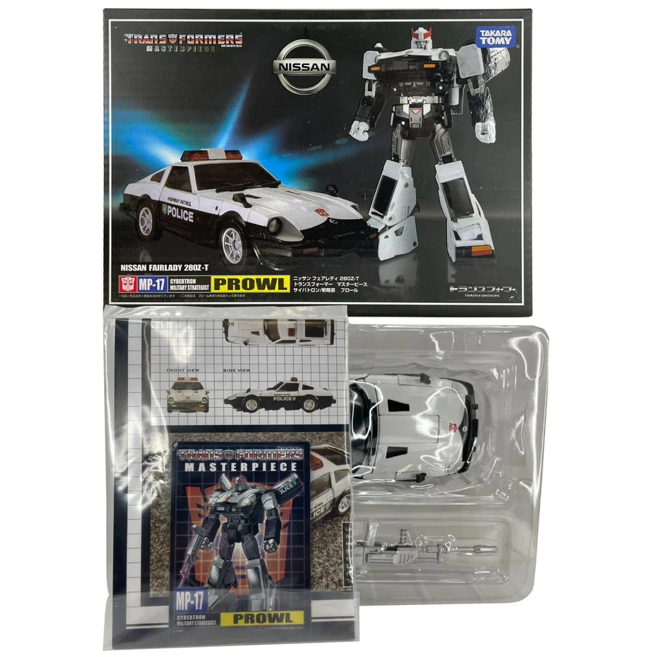Figura de acción MP-17 Transformers Obra maestra Prowl Takara Tomy Toys - Caja abierta Foto 2 de 4