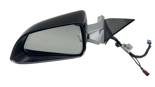 ⭕17-20 Tesla Model 3 Left Exterior Rear View Door Mirror Black PBSB 1110777-98-H