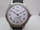 VINTAGE LONGINES GOLDEN WING L263.2 DATE STAINLESS STEEL QUARTZ MENS WATCH