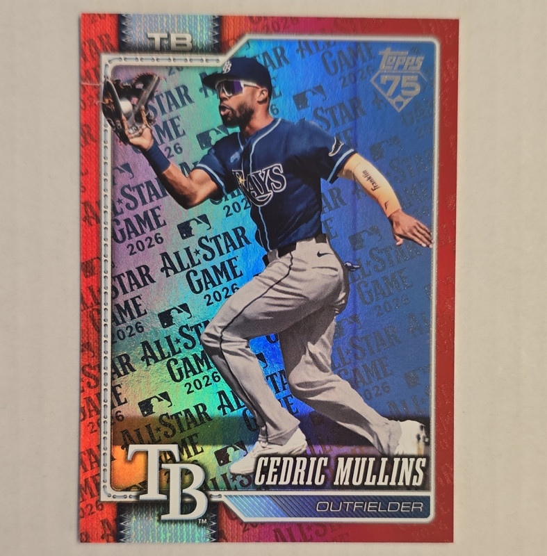Topps 2026 Series 2 Cedric Mullins Tampa Bay Rays #690 Serial Numbered 3/5