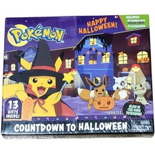 Pokemon Countdown To Halloween 13 Day Advent Calendar 8 Figures  5 Accessories