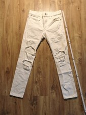 R13 Luxury Jeans Weiß Distressed Destroyed R...