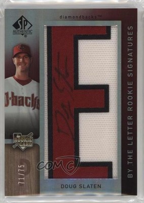 2007 SP Authentic By the Letter Rookie Signatures 71/75 Doug Slaten Auto 0dj8