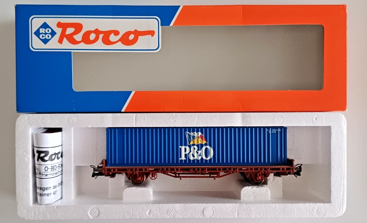ROCO WAGON BÂCHÉ court gris FRET SNCF 46298 (n°1bis) EUR 35,00