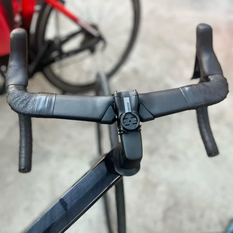 Manillar de bicicleta de carbono, manillar aerodinámico, barra de caída para bicicleta de carretera, bicicleta de grava,... Foto 2 de 4