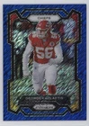 2023 Panini Prizm Football Blue Shimmer George Karlaftis #143
