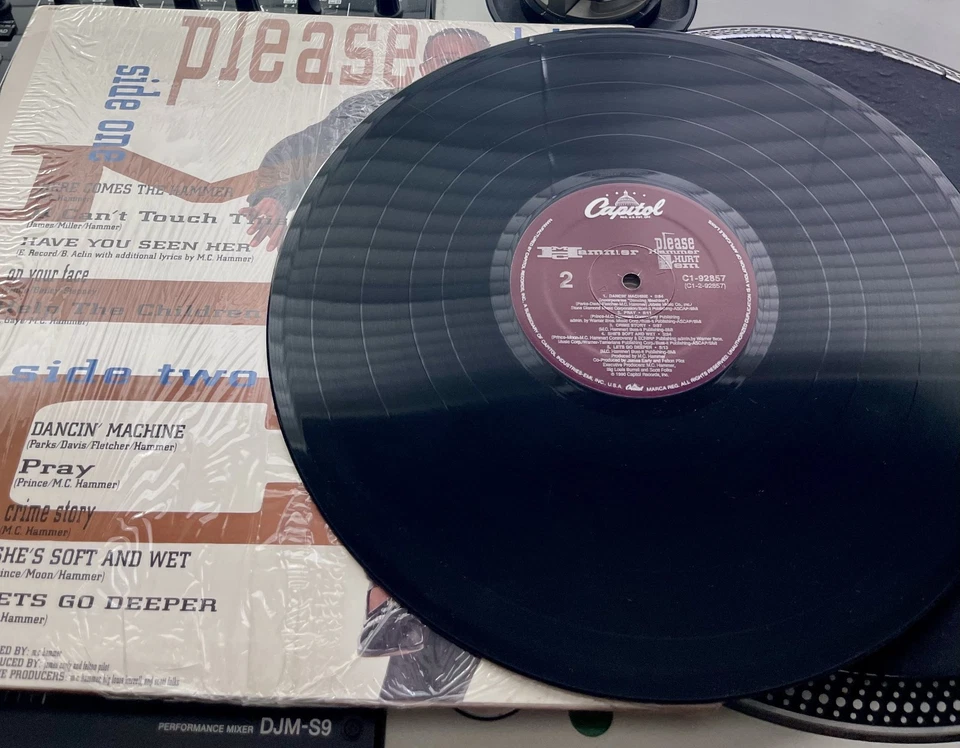 MC Hammer – Please Hammer Don't Hurt 'Em 1990 Press LP In Pic Cover VG+/VG+ SHK Foto 3 de 3