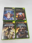 Lot Of 4 Star Wars Xbox Games Jedi Starfighter Episode III Battlefront Republic