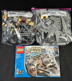 LEGO Star Wars Millennium Falcon #4504 99% Complete Only Missing Stickers No Box
