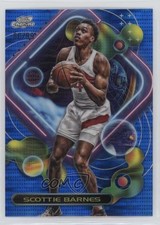 2023-24 Topps Cosmic Chrome Blue Moon Refractor 86/99 Scottie Barnes #129 16za