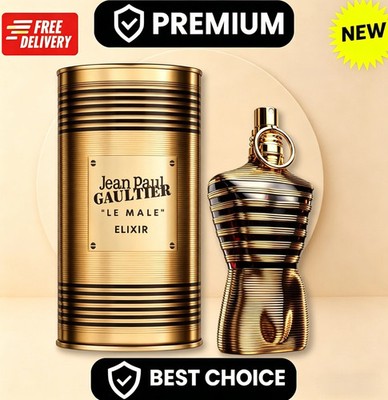 JEAN PAUL GAULTIER Le Male Elixir Eau De Parfum 125ml/4.2oz Spray New Box
