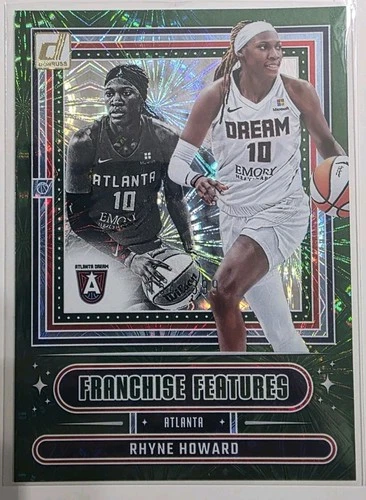 2025 Panini Donruss WNBA #4 Rhyne Howard Franchise Features Green Fireworks /399