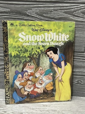 A Little Golden Book Walt Disney's Snow White and the Seven Dwarfs 1984