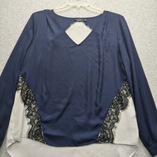 APT.9 Women's XL Blue Long Sleeves Tops
