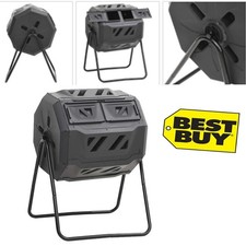 Garden Compost Bin Black 160 L Trash Can Fertiliser Container Waste Box KOVOL