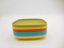 Tupperware 6 Toy Plates 1502