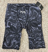 New TYR Mens Thresher Suit Jammer Racing Suit Competitive Seimming Size 32 C4-5