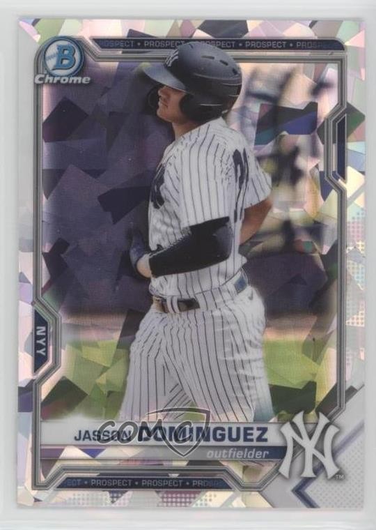 2021 Bowman Chrome Prospects Atomic Refractor Jasson Dominguez #BCP-13 0c3e
