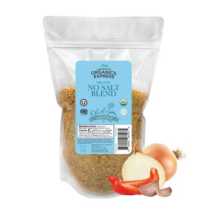 Organic No Salt Seasoning - Sodium Free, MSG Free, Non-GMO, 1 lb for Cooking