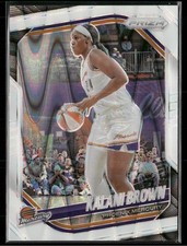 2025 Panini Prizm WNBA #55 Kalani Brown White Seismic Prizms