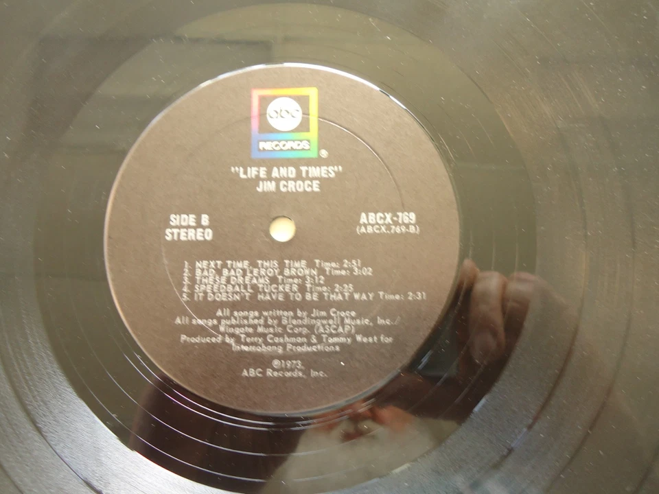 Jim Croce Life and Times LP (1973) ABCX-169 Gatefold - Image 4 of 4