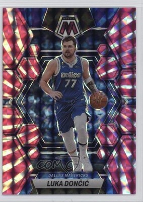 2022-23 Panini Mosaic FOTL FOTL Pink Swirl Mosaic Prizm 8/20 Luka Doncic #1 hs9