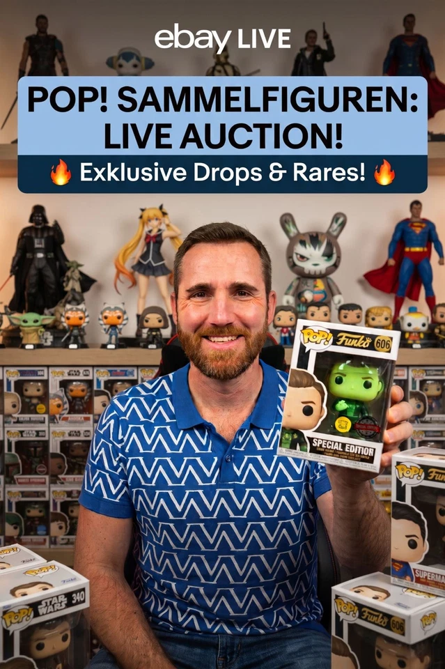 POP! Sammelfiguren Live-Auktion: Exklusive Drops starten jetzt!