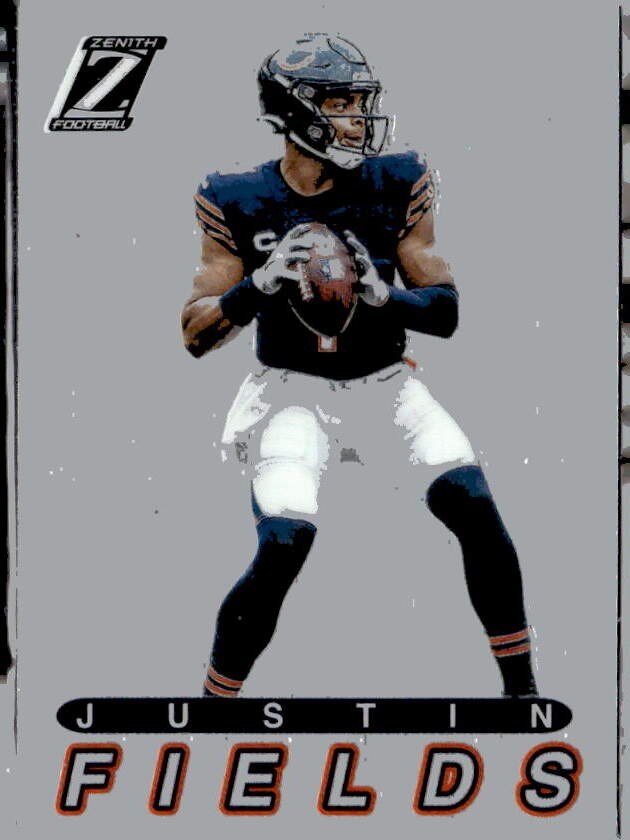 2023 Panini Zenith #13 Justin Fields 1994 Pacific Chicago Bears (Q)