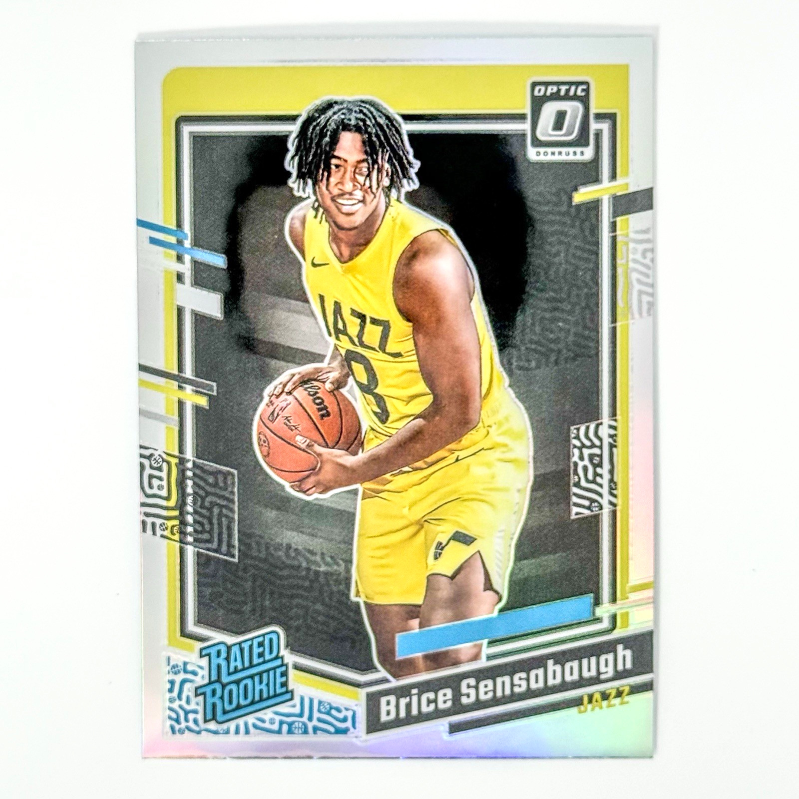 Brice Sensabaugh (RC) 2023-24 Donruss Optic Rated Rookie Holo Prizm #209 Jazz