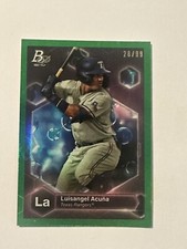 2022 Bowman Platinum Precious Elements Green /99 Luisangel Acuna PE-22 🔥
