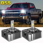 D5S LED Headlight Bulbs High-Low for Chevy Silverado 1500 2016-2018 Replace HID