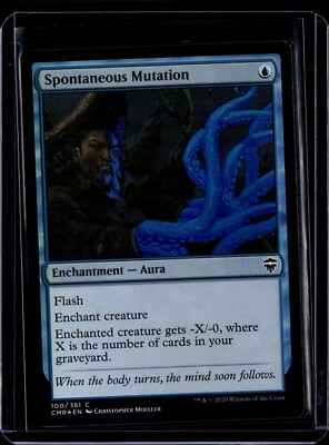 Spontaneous Mutation - 100 - Foil - CMR - NM - MTG Magic the Gathering