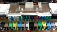 Porsche 928 fuse panel wiring cover - see description