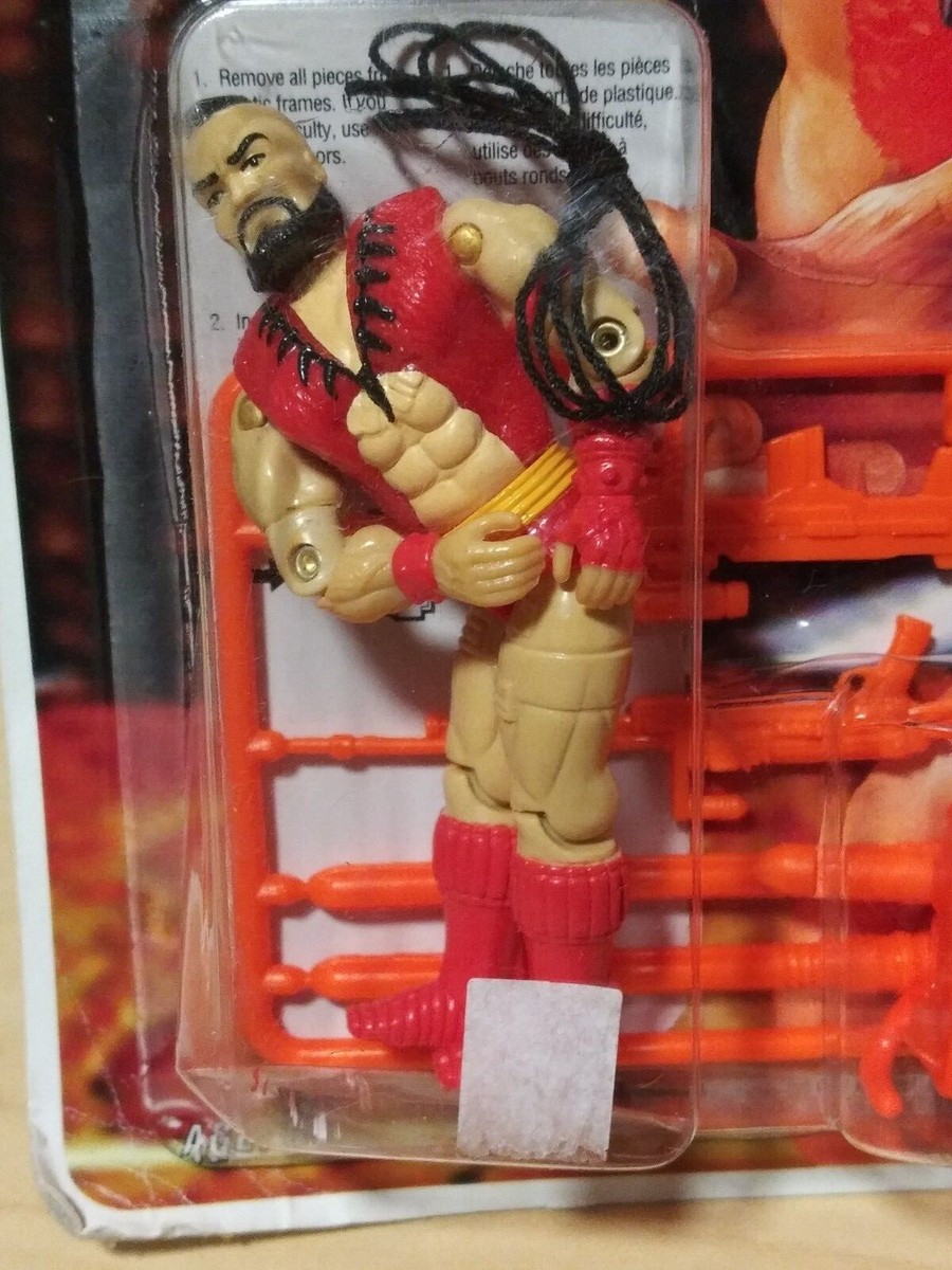 STREET FIGHTER II ZANGIEF FIGURE - HASBRO GI JOE 1993 SEALED new