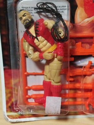 STREET FIGHTER II ZANGIEF FIGURE - HASBRO GI JOE 1993 SEALED new