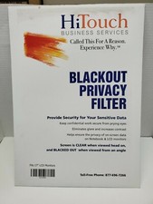 HiTouch 17" Monitor Blackout Privacy Filter Black - FITS 17" LCD MONITORS