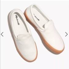 Madewell Recycled Canvas Sidewalk Slip-On Sneakers