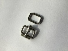 5 Rollenschnallen, Rollschnallen 10 mm mit Sc...