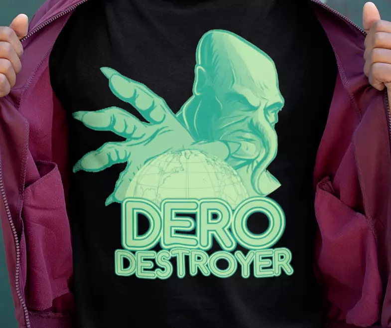 Dero Destroyer Shirt Shaver Mystery SCI FI Ancient Aliens Flat Earth NASA Lies