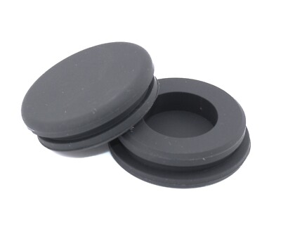 1-1/8'' Hole Solid Rubber Panel Plugs for 1/8'' Panels Knockout Enclosure Seals