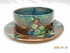 S Hancock & Sons FX Abraham Jilian Ware hand painted fruit bowl. Stoke On Trent — photo 1
